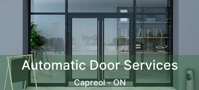  Automatic Door Services Capreol - ON