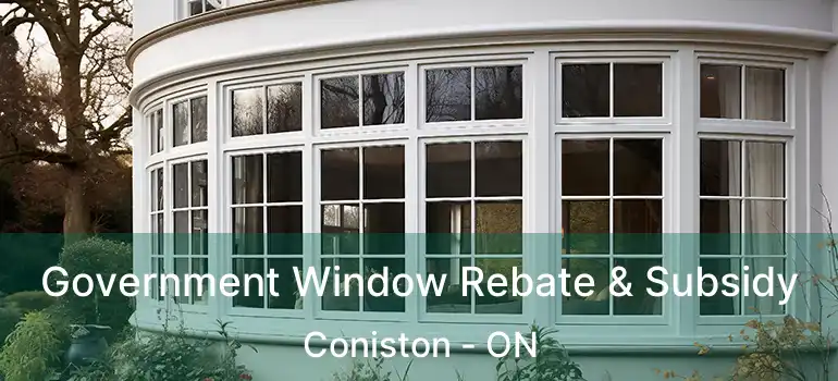  Government Window Rebate & Subsidy Coniston - ON