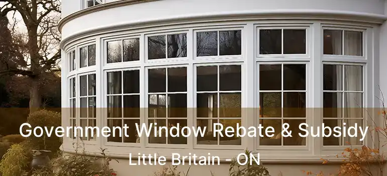  Government Window Rebate & Subsidy Little Britain - ON