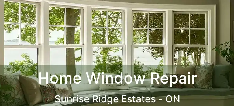  Home Window Repair Sunrise Ridge Estates - ON