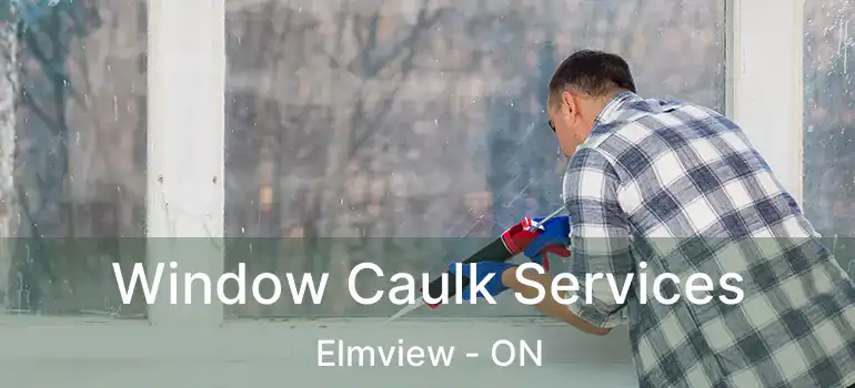  Window Caulk Services Elmview - ON