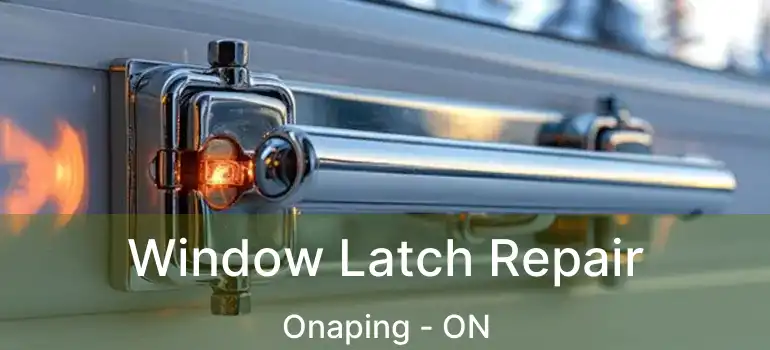  Window Latch Repair Onaping - ON